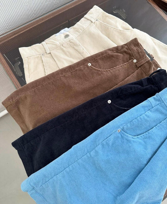 Corduroy shorts