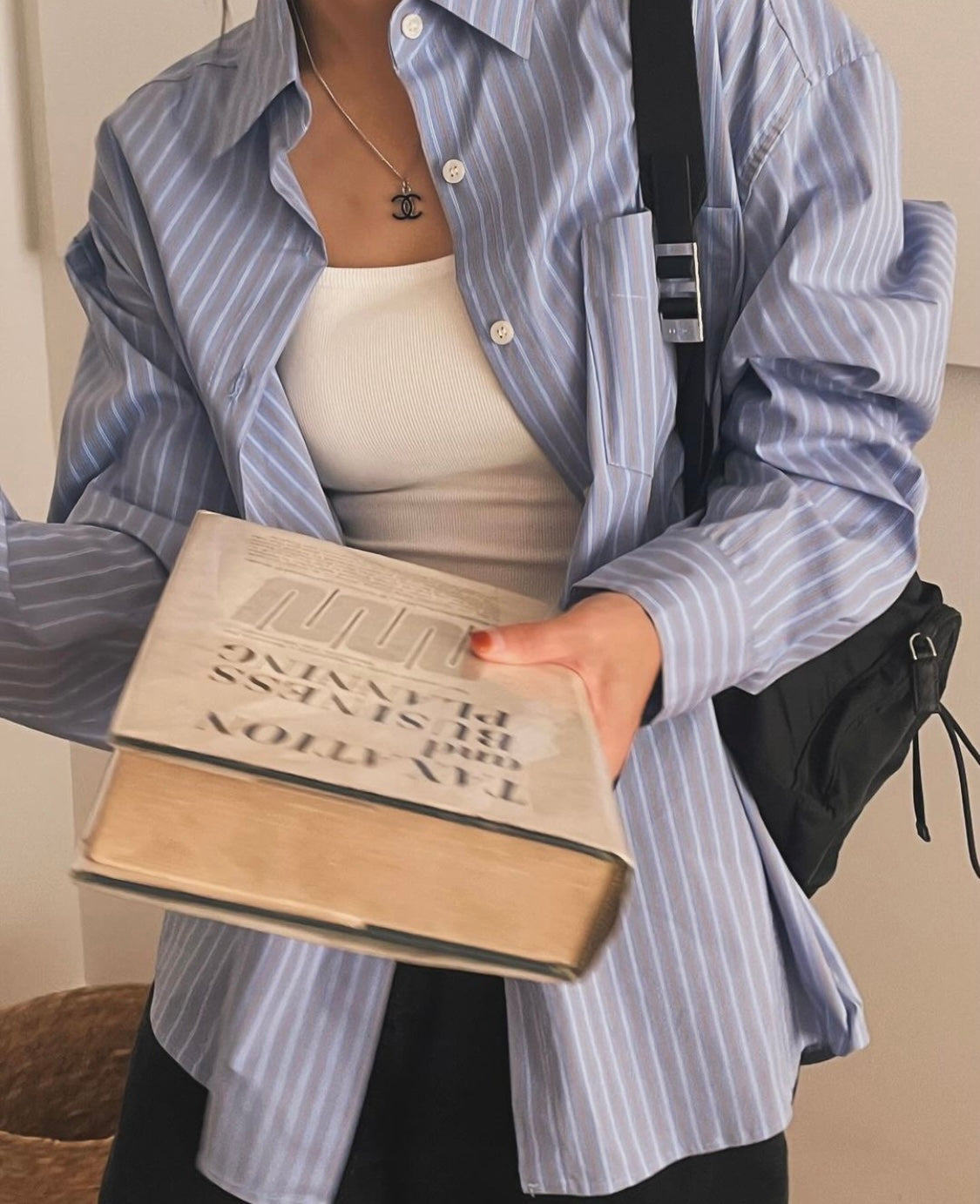 Boyfriend stripes shirt