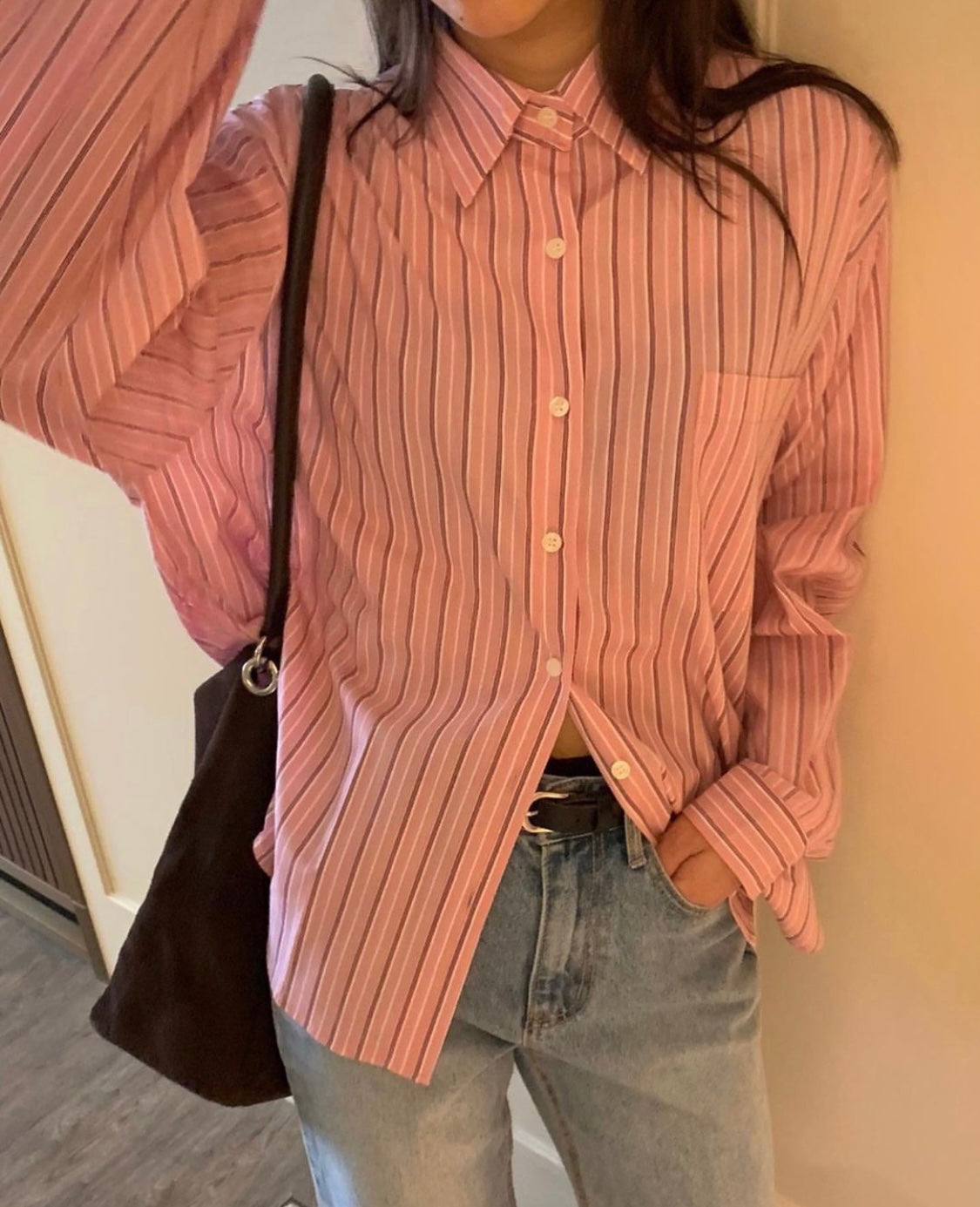 Printed stripes shirt